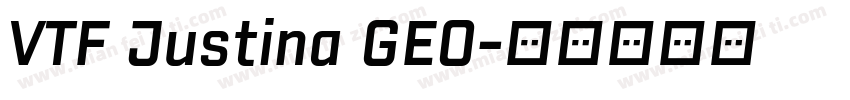 VTF Justina GEO字体转换